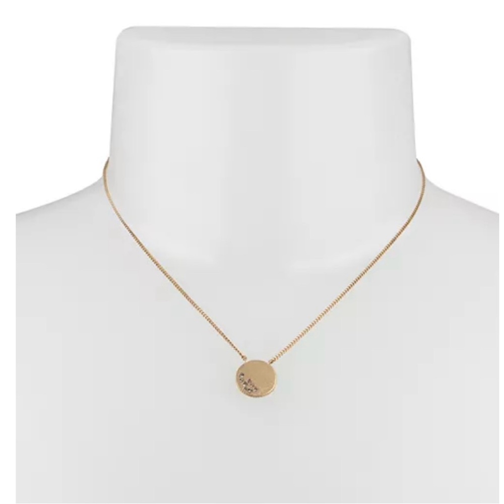 All Saints Pavé pendant necklace.